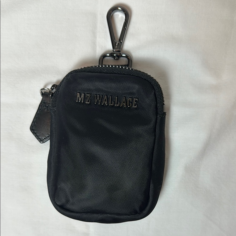 MZ Wallace Black link pouch NWOT
